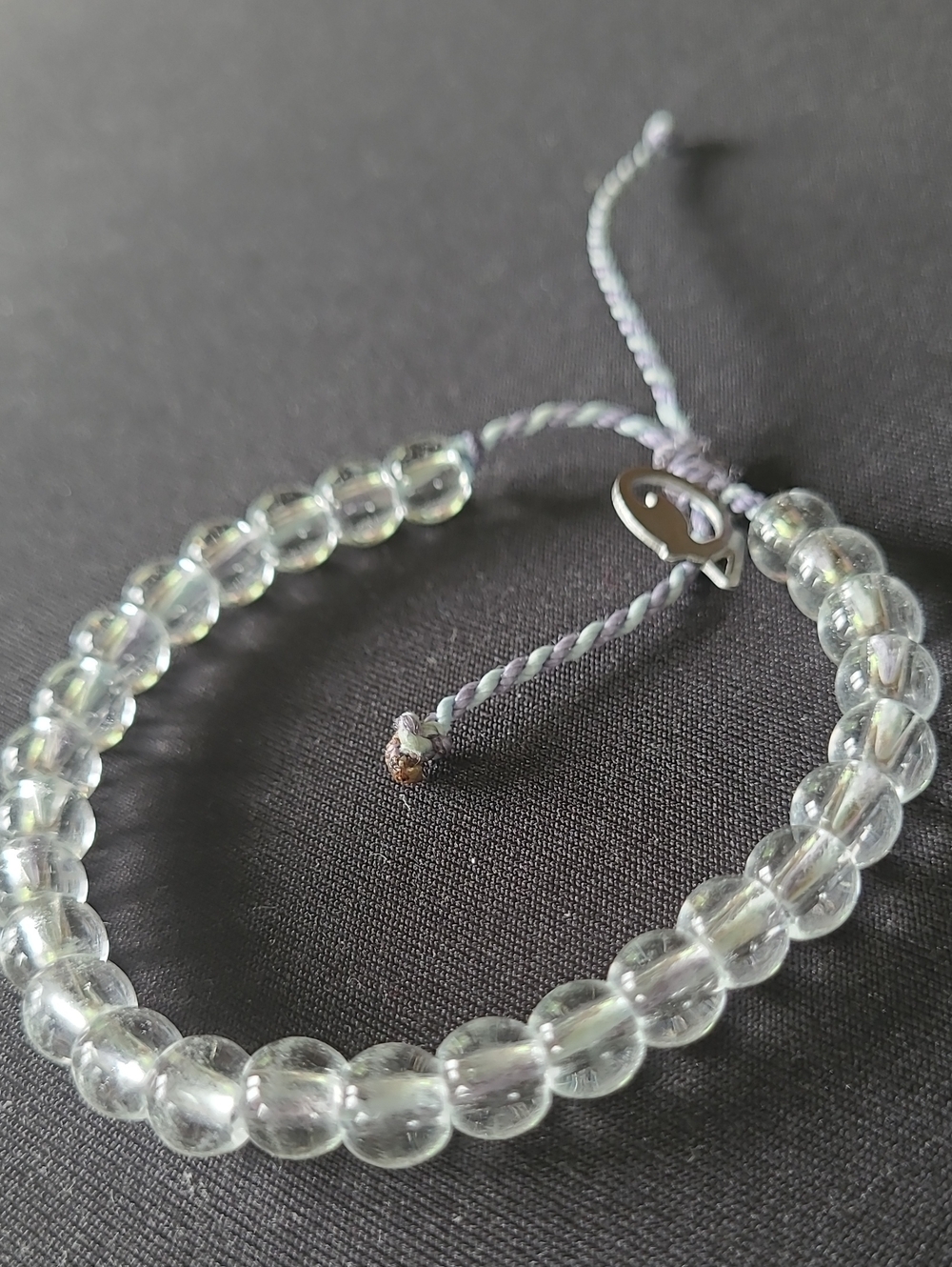 4Ocean Clear Beaded Adjustable Bracelet